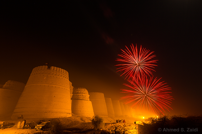 Derawar Fort fireworks