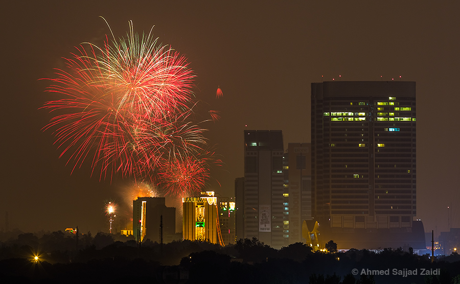 Islamabad 14 August fireworks