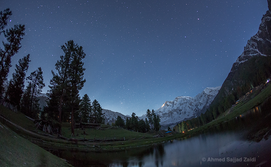 Fairy Meadows at night