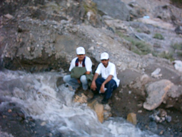 Dr. Farhan and Dr. Abid resting