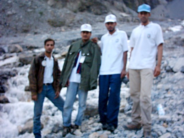 Asif, Dr. Farhan, Dr. Abid and Sajjad (that's me)