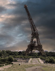 Eiffel tower decomposing